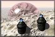 Artists concept of Martian Lava Tube Base.