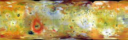 An image of Io suggests volcanic activity -- a possible source of energy for life.