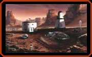 Artists concept of Mars Direct base.