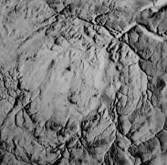 Aerial view of Haughton Crater